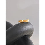 Anillo de sol minimalista de acero inoxidable: joyería elegante y resistente al agua para mujeres