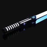 RGB Metal Lightsaber - 16-Color Changing LED Laser Sword with Sound Effects