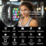 1.99" Bluetooth Smart Watch with Call Function - Fitness Tracker for Android & iPhone