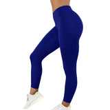Plus Size High-Waisted Yoga Pants with Pockets – Workout & Running Tights