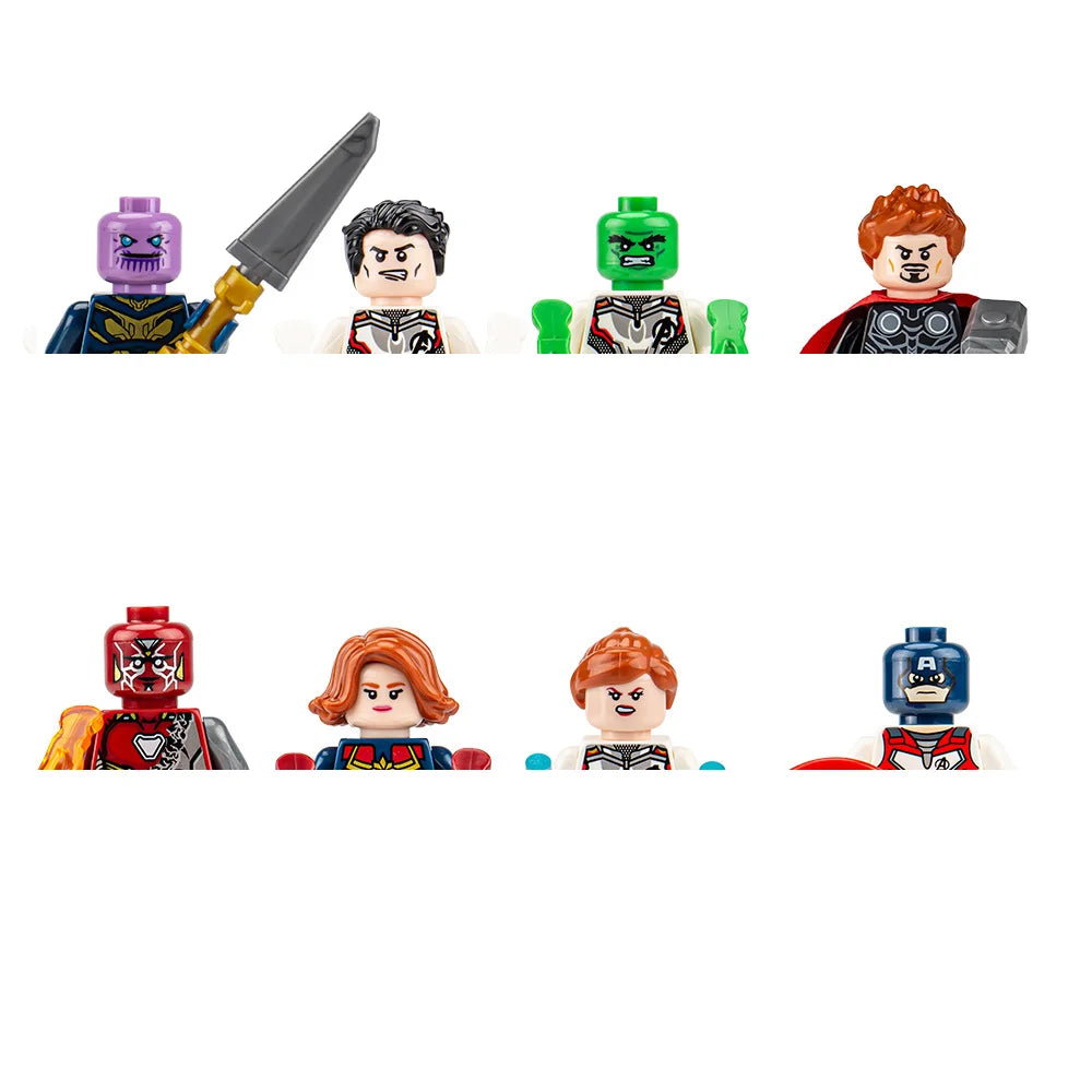 Mini Action Figures Set with Weapons – Compatible with Lego Building Blocks