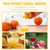 Manual Citrus Juicer - Portable Handheld Fruit Press for Lemons, Oranges & Pomegranates
