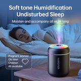 Mini humidificador ultrasónico: difusor de aroma portátil USB con salida de niebla silenciosa