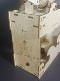 3D Wooden Whale Music Box Puzzle - Handcrafted DIY Model Kit