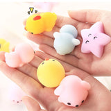 Juguetes blandos Mochi: pelota antiestrés con dibujos kawaii | Divertidos obsequios para fiestas para niños y adultos