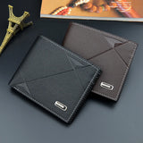 Slim Men’s Bifold Wallet – PU Leather Credit Card Holder & ID Organizer