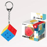 Cubo mágico con llavero Sengso Mini 3x3: juguete de rompecabezas portátil y decoración para mochilas