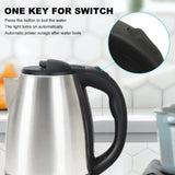 Stainless Steel Smart Kettle – 1500W Whistle Tea & Coffee Thermo Pot