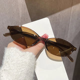 2024 Small Oval Sunglasses for Men & Women – UV400 Protection, Trendy & Lightweight