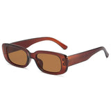 Retro Rectangle Sunglasses for Women – UV Protection & Vintage Style
