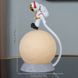 Astronaut Moon Night Light - Floating LED Desk Lamp with USB Charging