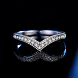 Moissanite Wedding Band – 925 Sterling Silver Diamond-Test Pass Ring for Women