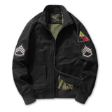 Men’s Military-Style Spring Jacket – Lightweight Tactical Bomber with Pockets (Up to 6XL)