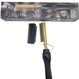 Digital Hair Straightening Comb - 3-Temperature Ionic Styler for Wet & Dry Hair