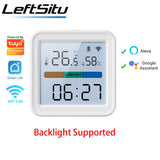 WiFi Smart Temperature & Humidity Sensor – Tuya Smart Life Compatible