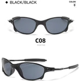 Gafas de sol polarizadas para hombre MTB, gafas de ciclismo UV400, gafas de pesca, gafas de metal para bicicleta, gafas de ciclismo, gafas de montar D4-3