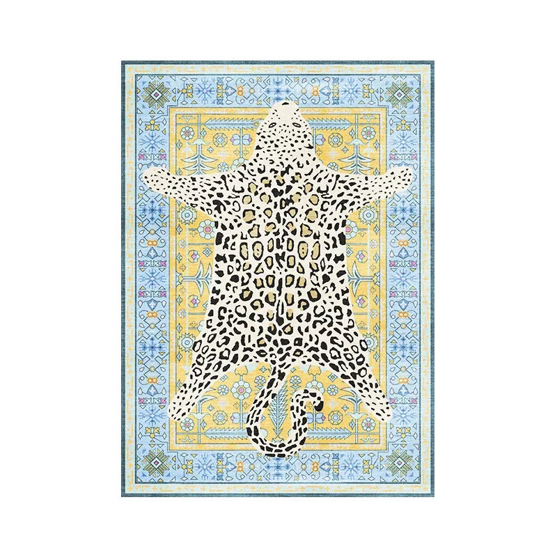 Alfombra de felpa suave y antideslizante: plegable, lavable y elegante para decorar el hogar