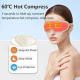 3D Cold & Hot Eye Massager Mask – Heated & Cooling Therapy for Fatigue Relief & Better Sleep