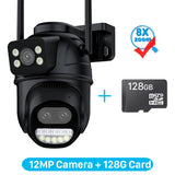 12MP Outdoor PTZ Security Camera – 8X Zoom, 360° Coverage & AI Tracking