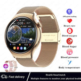 Advanced Full Steel Smartwatch with Bluetooth Calling & Health Tracking
