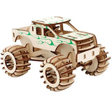 3D Wooden Jigsaw Puzzle – DIY Car Model & Windmill Educational Toy