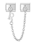 Pulsera unisex de acero inoxidable con dijes de animales: pulsera clásica y moderna con cierre de anilla de resorte