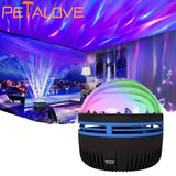 Galaxy Starry Night Light Projector, LED Ocean Wave & USB Home Decor