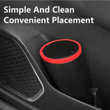 Universal Mini Car Trash Bin – Compact & Leakproof Auto Garbage Can