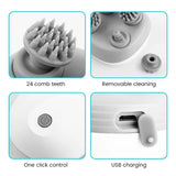 Mini Electric Head Massager – Portable Scalp Relaxation Tool with 4 Nodes & Long Battery Life