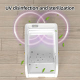 Caja de arena para gatos totalmente automática y autolimpiante: semicerrada, antiatasco, con control de olores y esterilización