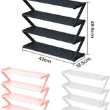 Maximize Your Space with This Sleek, Free-Standing 4-Tier Shoe Rack