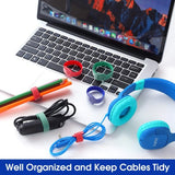 Organizador y enrollador de cables, bridas para cables y protector de cinta para accesorios de teléfono