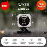 Wireless Security Camera with 2.5K QHD Resolution and Color Night Vision