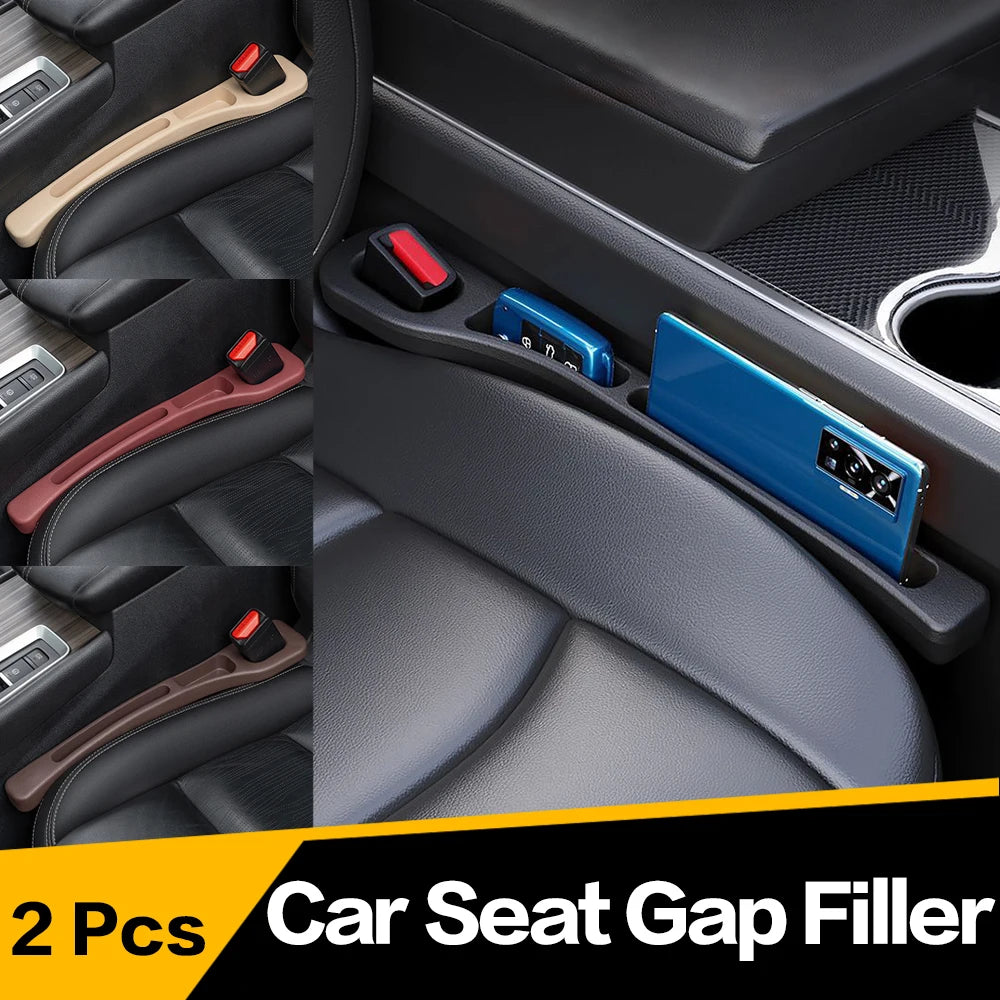 Organizador y relleno de huecos para asientos de coche universal para modelos BMW: juego de 2 piezas