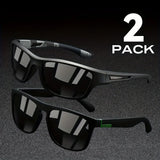 2PCS Polarized UV Protection Sunglasses – Ultimate Sun Shades for Summer!