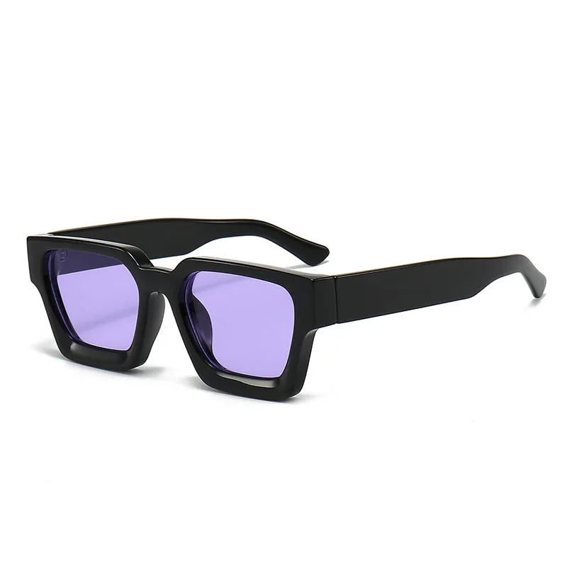 SHAUNA Retro Square Sunglasses – Trendy Tinted Shades for Men & Women