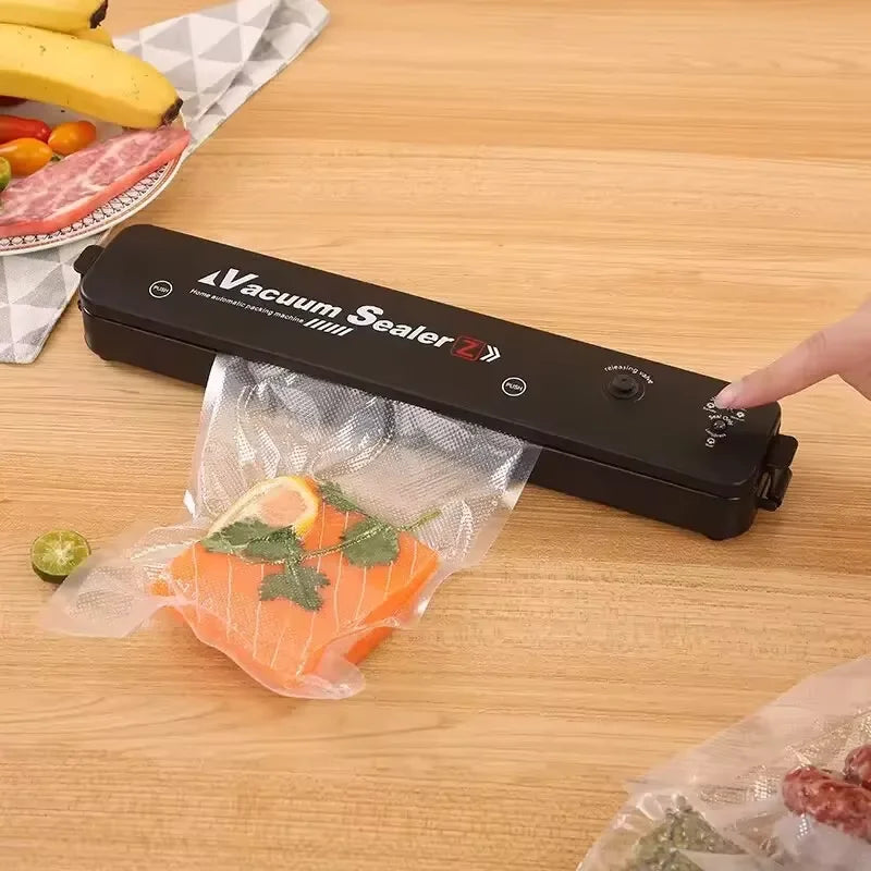 Selladora al vacío automática de alimentos: máquina envasadora portátil para cocina (220 V)