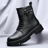 Men's British Style Desert Boots with Zip Closure – Comfortable, Stylish, and Durable Footwear