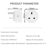 Smart WiFi Plug with Power Monitoring and Voice Control