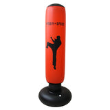 Inflatable Punching Bag for Adults & Kids - 160cm PVC Kickboxing Training Bag