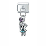Stylish Stainless Steel Animal-Themed Link Bracelet for Women - Classic Fashion Accessory
