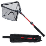 Red de pesca plegable telescópica: red de aterrizaje duradera para una captura fácil