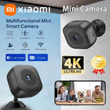 4K Mini Security Camera with Motion Detection & Night Vision for Indoor and Outdoor Use