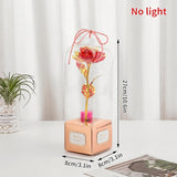 Eternal Galaxy Rose in Glass Dome - Colorful LED Flower Gift for Valentine's Day