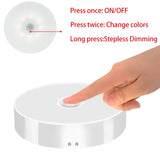 Luz nocturna LED recargable por USB: inalámbrica, con control táctil y de bajo consumo