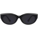 Nuevas gafas de sol con forma de ojo de gato para mujer: diseño vintage ovalado y cuadrado elíptico
