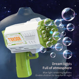 40-Hole Bubble Gun for Kids - Automatic Bubble Blower for Outdoor Play & Parties