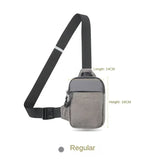 Men’s Waterproof Crossbody Chest Bag – Large Capacity Oxford Shoulder & Waist Pack for Outdoor and Travel