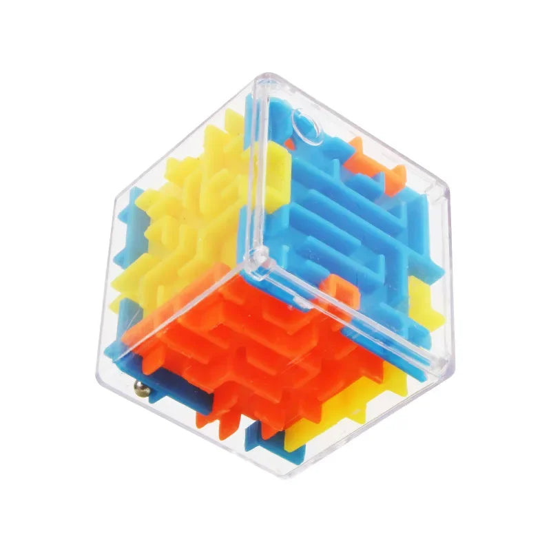 3D Maze Puzzle Cube Toy for Kids and Adults – Brain Teaser Labyrinth Ball Game