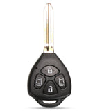 Durable 2/3/4-Button Toyota Key Fob Shell Replacement with Uncut Blade